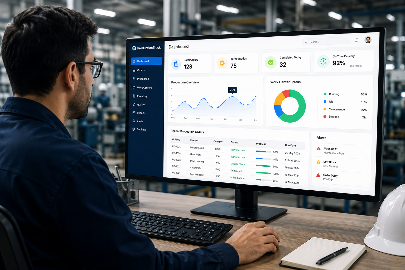 Real-Time Production Tracking Software for Manufacturers